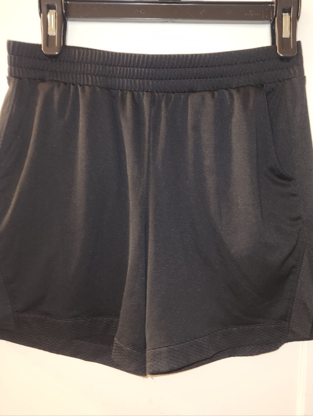 Girl's Black Athletic Shorts - Lightweight Everyday Comfort